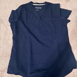 Fabletics Vital Flex Scrub Top Navy - Medium